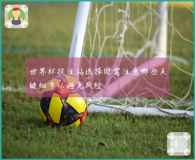 世界杯投注站选择时需注意哪些关键细节以避免风险